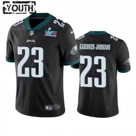 Maillot Philadelphia Eagles C.J. Gardner 23 Johnson Noir Super Bowl LVII Vapor Limited - Enfant Maillot Philadelphia Eagles C.J. Gardner 23 Johnson Noir Super Bowl LVII Vapor Limited - Enfant